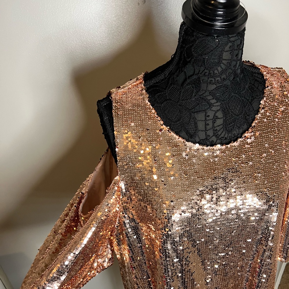 INC sequins top